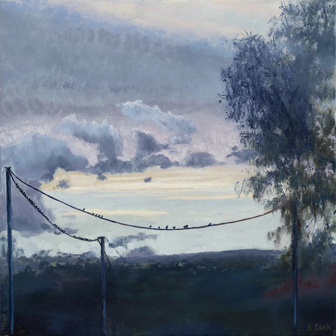 Birds On A Wire - Fine Art Reproduction Print