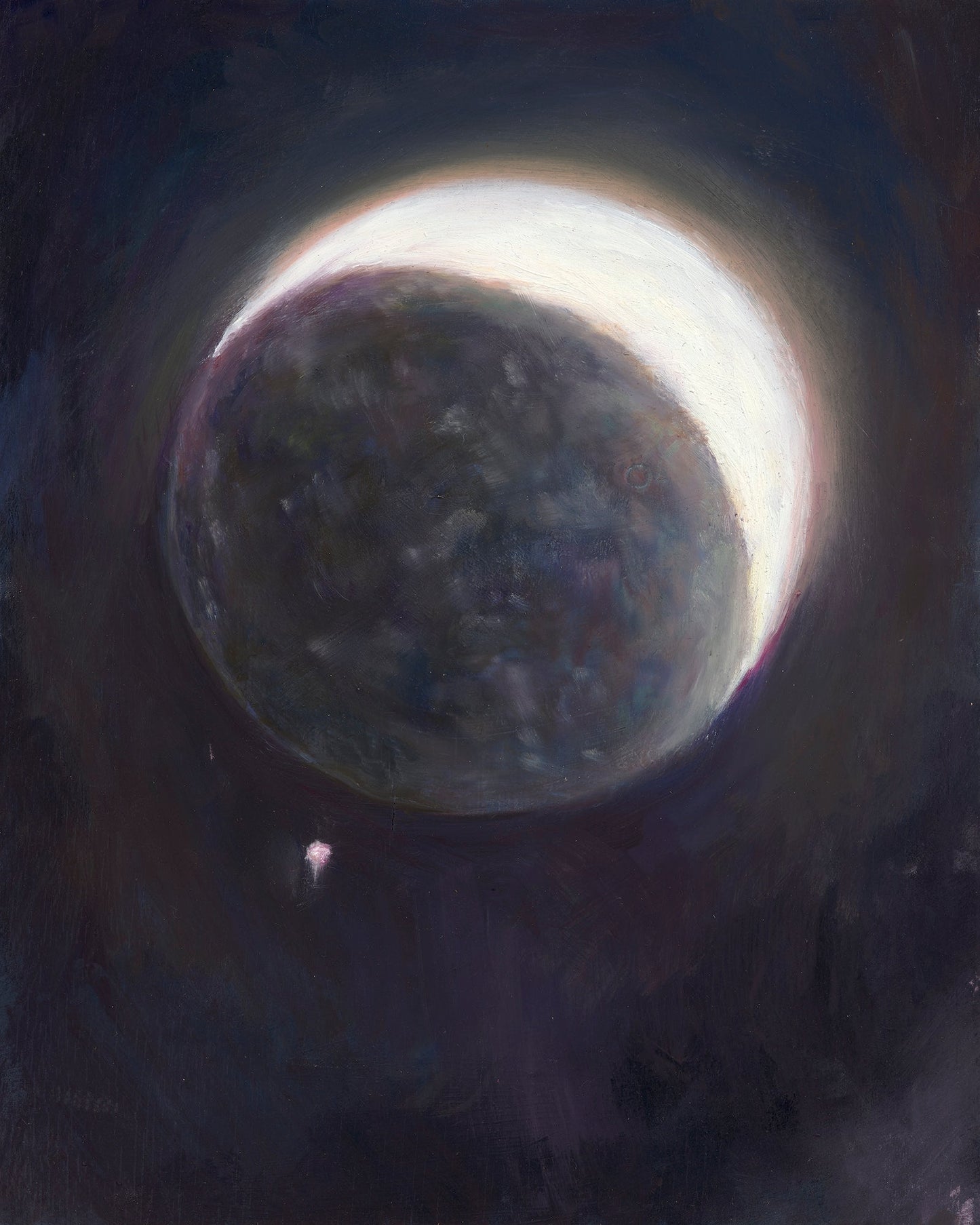 Viognier Moon - Fine Art Paper Print by Kris Cush