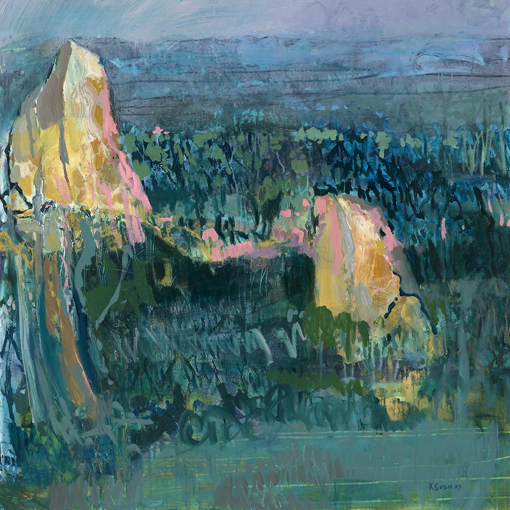 Nimbin Rocks - Fine Art Paper Print by Kris Cush