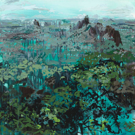 Glasshouse Mountains - Fine Art Reproduction Print