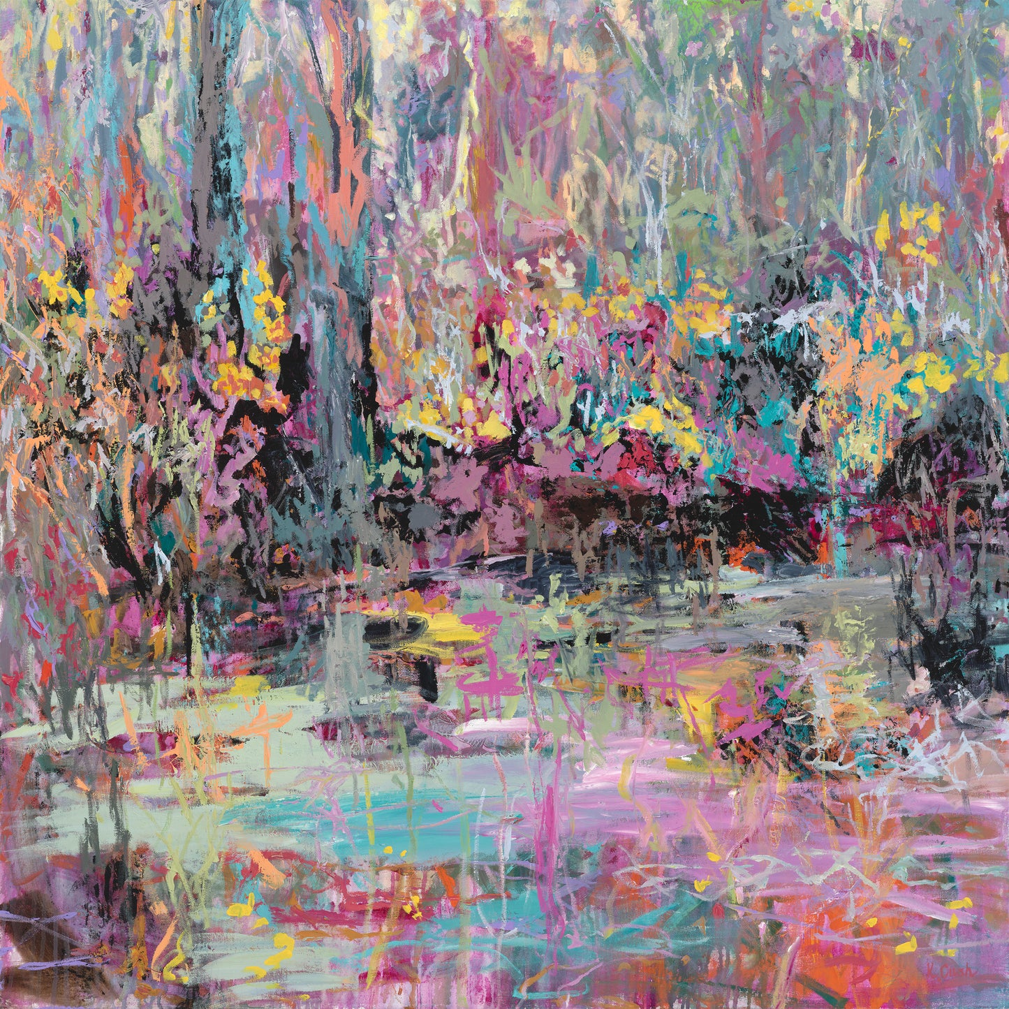 Waterfalls - Fine Art Reproduction Print