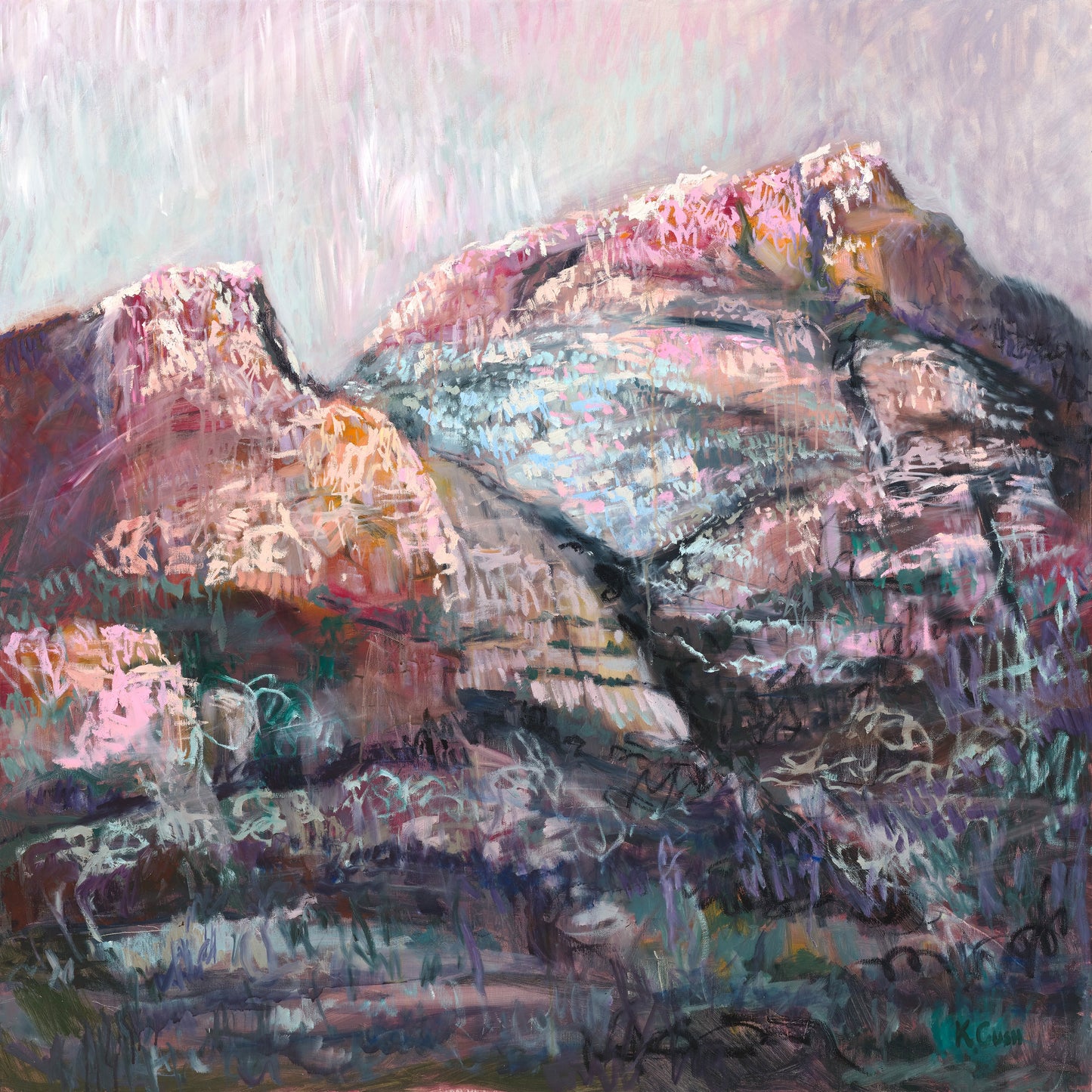 Granite at Coles Bay - Fine Art Reproduction Print