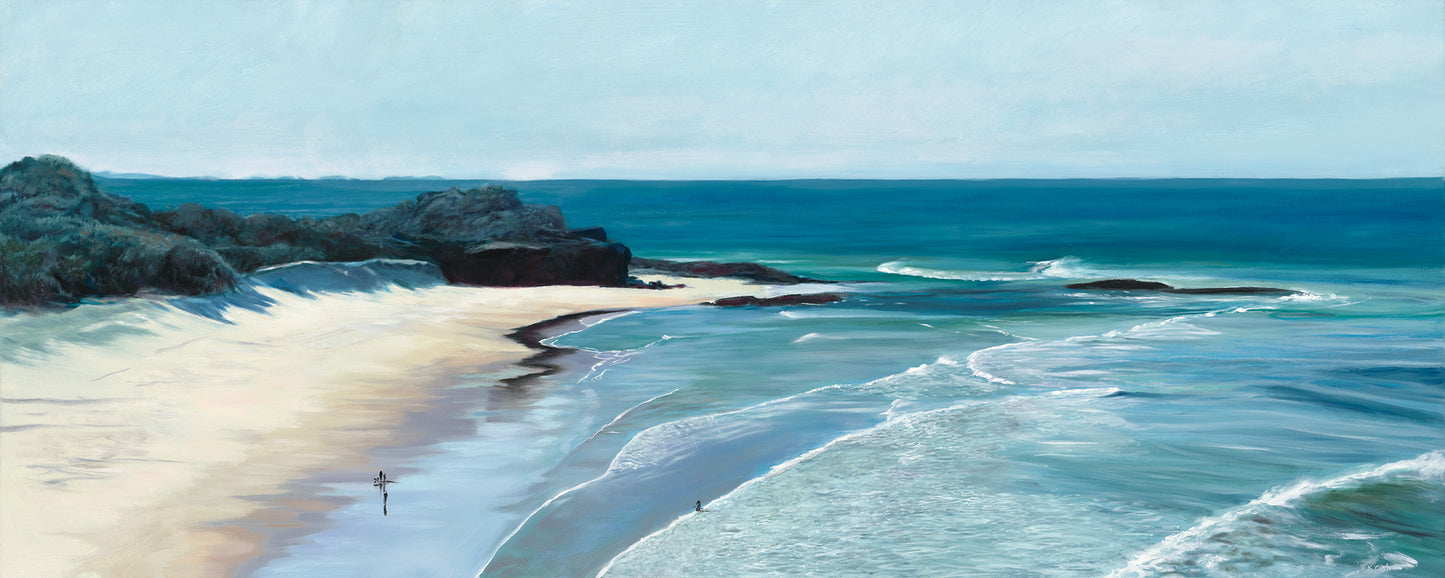 Main Beach Straddie - Fine Art Reproduction Print