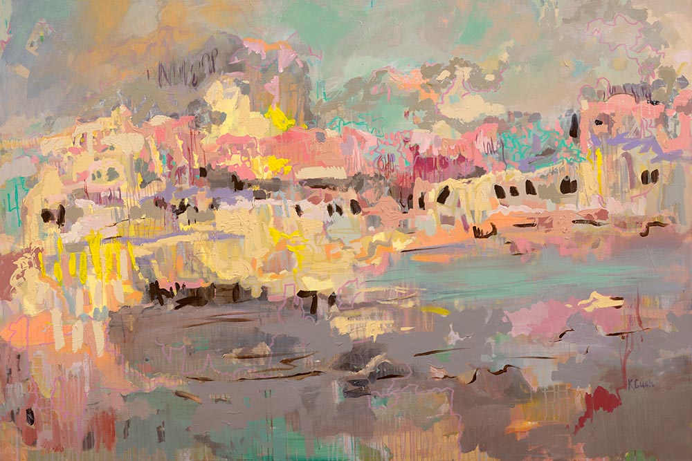 Dreaming of Far Off Lands - Fine Art Canvas Print by Kris Cush