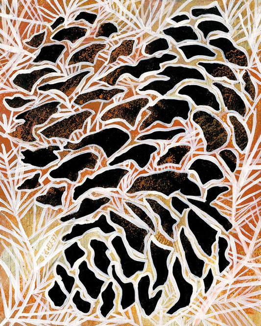 Pine Tree - Fine Art Canvas Print by Kris Cush